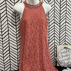 Clearance! ⚠️ Candie’s sleeveless Mauve Pink Super Cute Dress, Size Medium